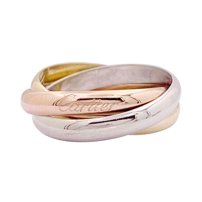 Bague 60 Bague Cartier, "Trinity Classique", trois ors. 58 Facettes 33952