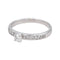 Bague 53 Bague  Solitaire Or blanc Diamant 58 Facettes 4723746CN