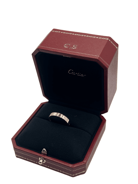 Bague Bague Love Cartier Or rose et diamant T58 58 Facettes