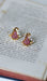 Boucles d'oreilles Boucles d'Oreilles Rétro Or Rose, rubis, et diamants 58 Facettes