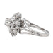 Bague 55 Bague Marguerite Or blanc Diamant 58 Facettes 3090580CN