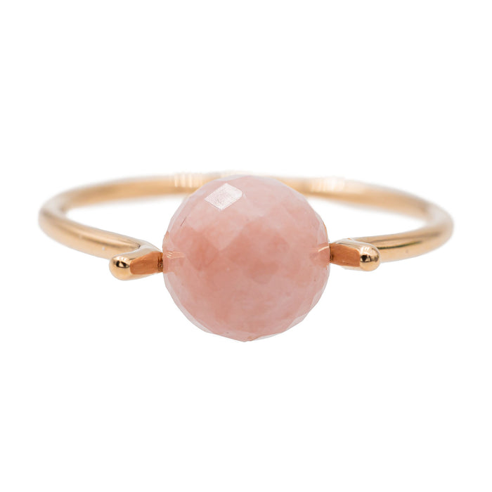 Bague Or rose Rhodochrosite