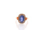 Bague 52 Bague saphir de 2,67cts, saphirs orange et diamants 58 Facettes 2668