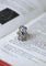 Bague 52.5 Bague ancienne or jaune, argent, saphir, diamants 58 Facettes