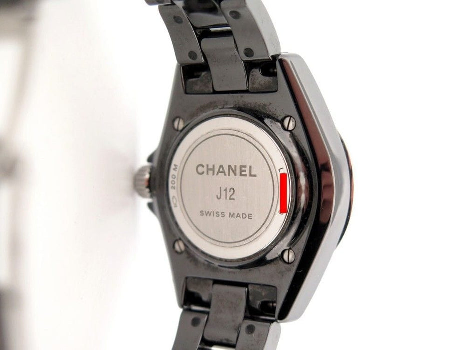 Montre montre CHANEL j12 intense black ceramique noire 58 Facettes 259358