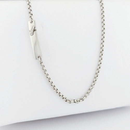 Bracelet Chaumet - Bracelet « Lien » en or blanc et diamants 58 Facettes 32655