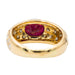 Ring 52 Ring Yellow Gold Ruby 58 Facettes 2917360CN