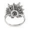 Bague 55 Bague Or blanc Diamant 58 Facettes 2975750CN