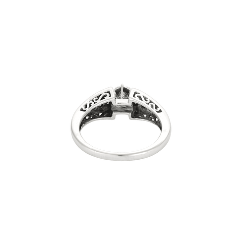 Bague 55 BAGUE OR BLANC ET DIAMANTS 58 Facettes BO/250018