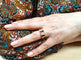 Bague 56 Bague rubis et diamant 58 Facettes Bag.Rub.Calibré