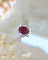 Bague 56.5 Bague Pompadour Rubis Ovale et Diamants 58 Facettes A11142