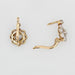 Boucles d'oreilles Boucles d'oreillles anciennes fleurs de diamants 58 Facettes 22-480