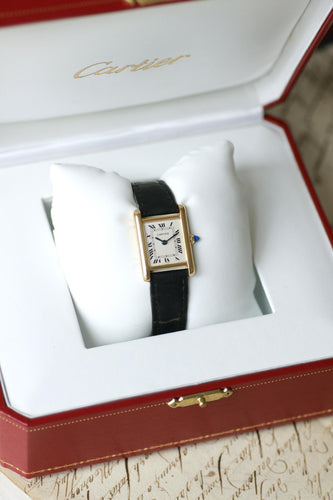 Montre Cartier Tank Louis Cartier Or Jaune 78087 58 Facettes