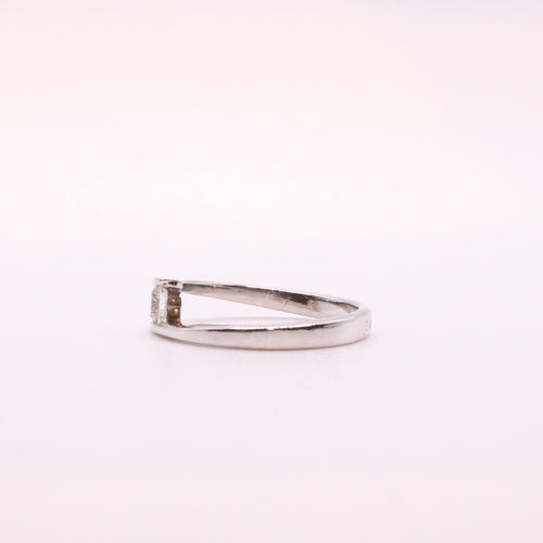 Bague 52 Bague Solitaire Diamant or blanc 58 Facettes