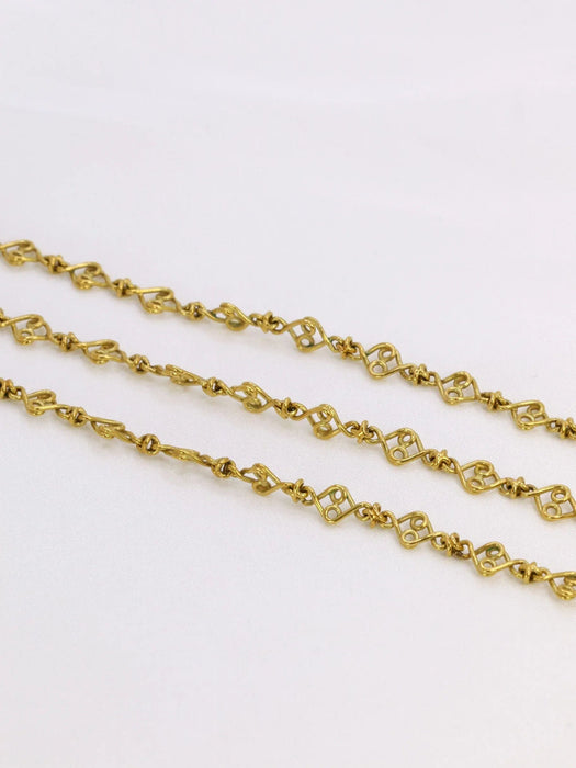 Collier ALBERT CHAMBIN - Collier chaîne Art Nouveau or jaune 58 Facettes 1028.2