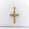 Pendentif Pendentif croix en or jaune et diamants 58 Facettes 32666