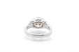 Bague 53 Bague or blanc diamant 2,57 cts 58 Facettes 25750 25696