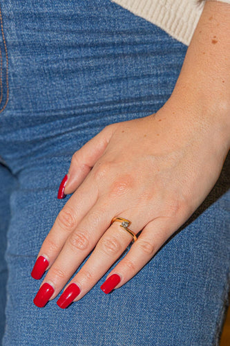 Bague 55 Bague Or jaune Diamant 58 Facettes 2869234CN