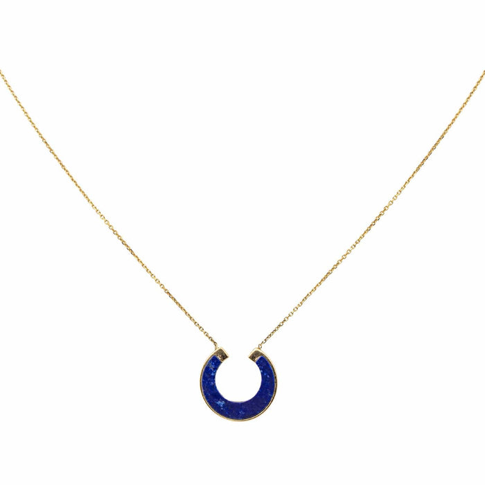 Collier Or jaune Lapis Lazuli