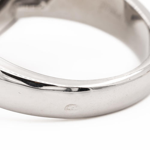 Bague 55 Chopard Bague Happy Diamonds Or blanc Diamant 58 Facettes 2308894CN