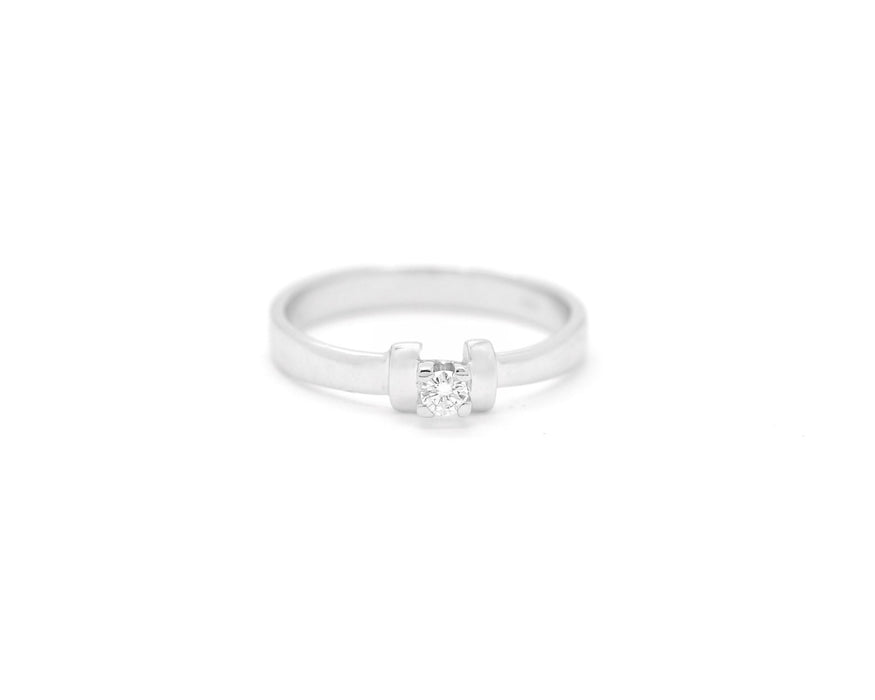 Bague Bague solitaire avec diamant 58 Facettes