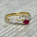 Bague 56 Bague toi et moi rubis diamants 58 Facettes 221