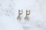 Boucles d'oreilles Boucles d'Oreilles Dormeuses Goutte Art Déco Diamants 58 Facettes
