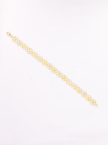 Bracelet dentelle deux ors