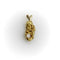 Breloque pépite d'or Vintage avec diamant