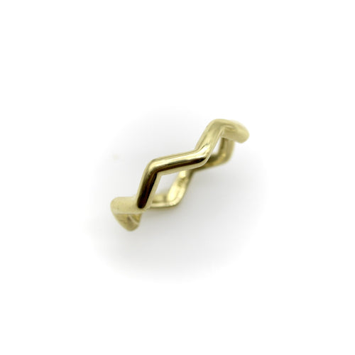 55 Tiffany & Co. - Vintage Gold Zig Zag Paloma Picasso Ring 58 Facettes A2006Q