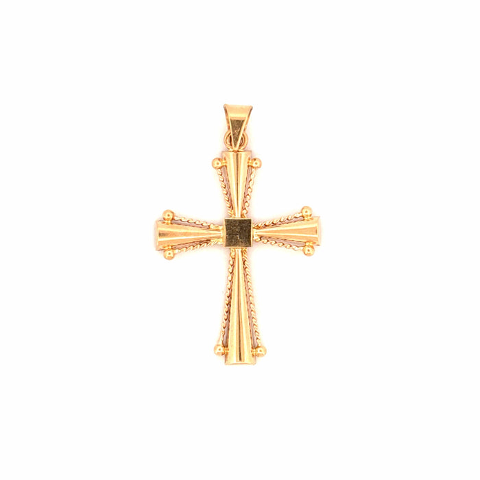 Pendentif Pendentif Croix Or Jaune 58 Facettes PE-GS35650-2