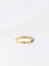 Bague 50 Demi-Alliance américaine en or jaune, diamants et saphirs 58 Facettes J104