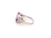 Bague 50 bague MAUBOUSSIN gueule d'amour or blanc diamants amethyste 58 Facettes 264047