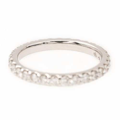 Bague 51 Bague Alliance américaine Or blanc Diamant 58 Facettes 2172932CN