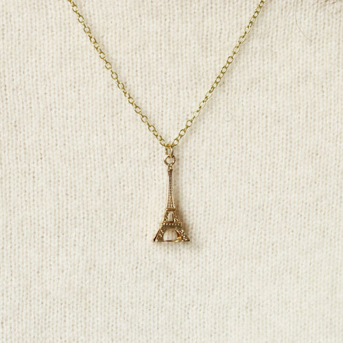 Pendentif Pendentif breloque tour Eiffel or rose 58 Facettes CVP161