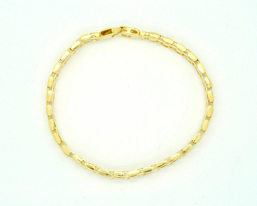 Bracciale in oro giallo peso gr. 27 58 Facettes