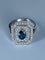 Bague 50 Bague Art Deco en Or jaune, diamants et saphir 58 Facettes