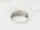 Bague 59 Bague jonc en or blanc et diamants 58 Facettes 33104