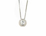 Collier Collier point lumineux diamant 0,10 ct 58 Facettes