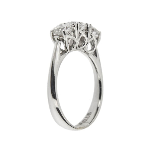 Bague Bague trilogie avec diamants 58 Facettes 3550