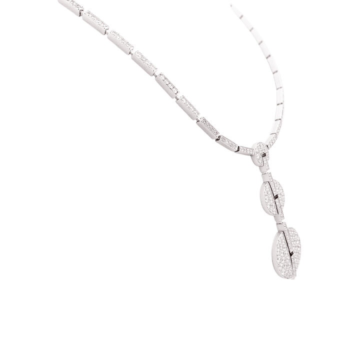 Collier Collier Haute Joaillerie Cartier "Himalia" or blanc, diamants. 58 Facettes 34325