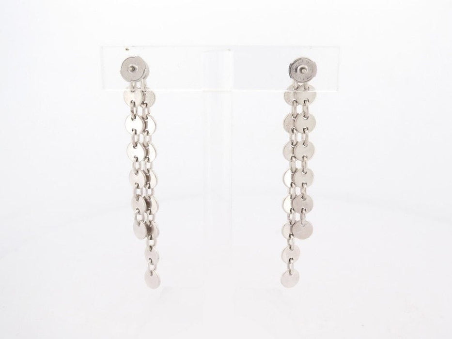 Boucles d'oreilles boucles d'oreilles HERMES es confettis argent massif 58 Facettes 259936