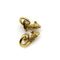 Boucles d'oreilles Boucles d'oreilles vintage en forme de tête de taureau en spirale en or 22 carats de Lalaounis 58 Facettes A2000X
