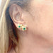 Boucles d'oreilles Clips Van Cleef & Arpels, "Fleurette", en or jaune, diamants et émeraudes. 58 Facettes 33748