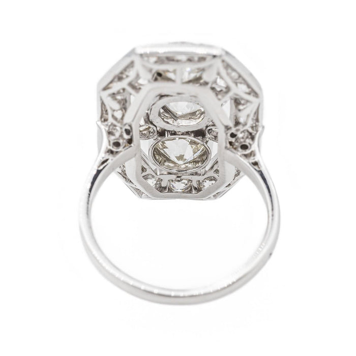 Bague 46 Bague Cocktail Or blanc Diamant 58 Facettes 3358945CN