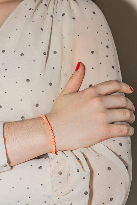 Bracelet Or jaune Corail