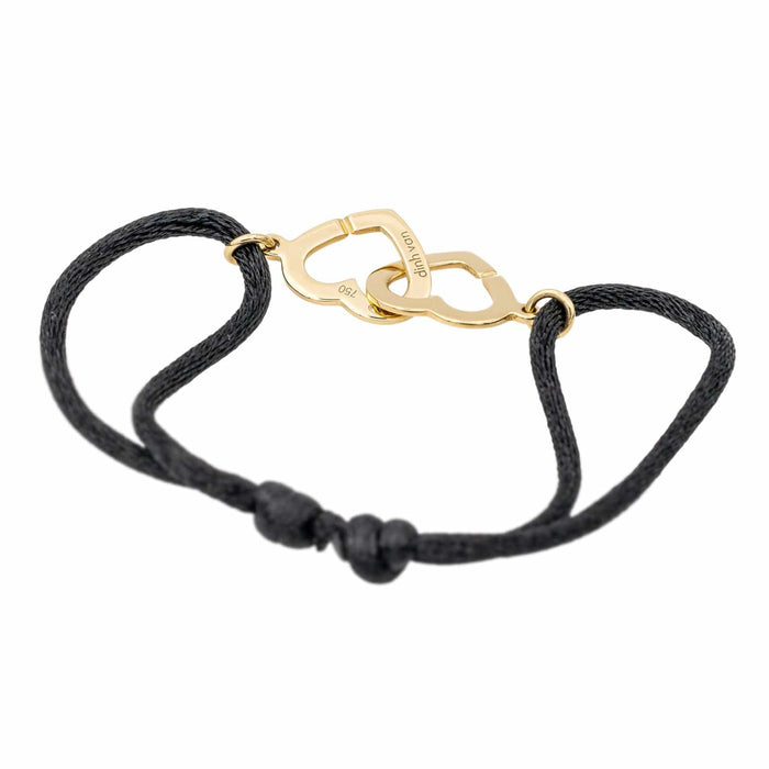 Bracelet Dinh Van Bracelet Coeur Double coeur Or jaune 58 Facettes 2830523CN