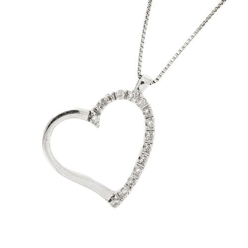 Collier Collier coeur et diamant 58 Facettes 35585