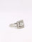 Bague 53 Bague or blanc diamant coussin taille ancienne 0,8 ct 58 Facettes J352