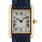 Montre Cartier Tank Louis Cartier Medium MM Classic Railway 18k Gold 866001 Gold Folding Clasp Circa 1985 58 Facettes